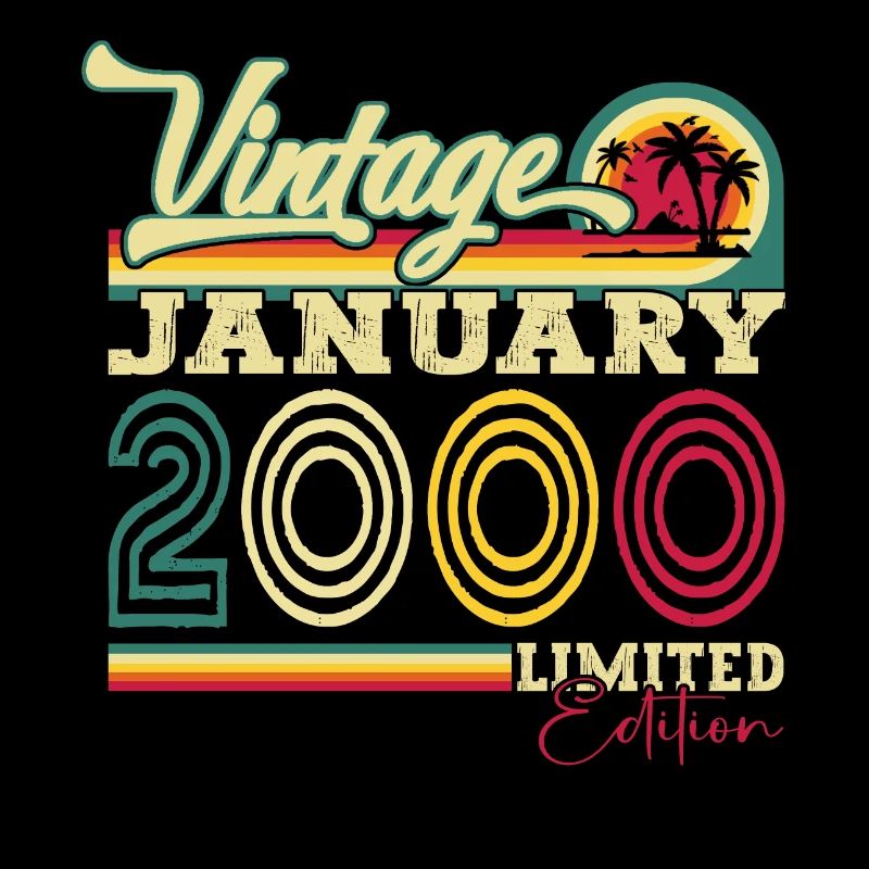 Year 2000 January 23rd birthday gift man