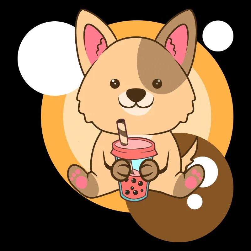 Dog and Bubble Tea