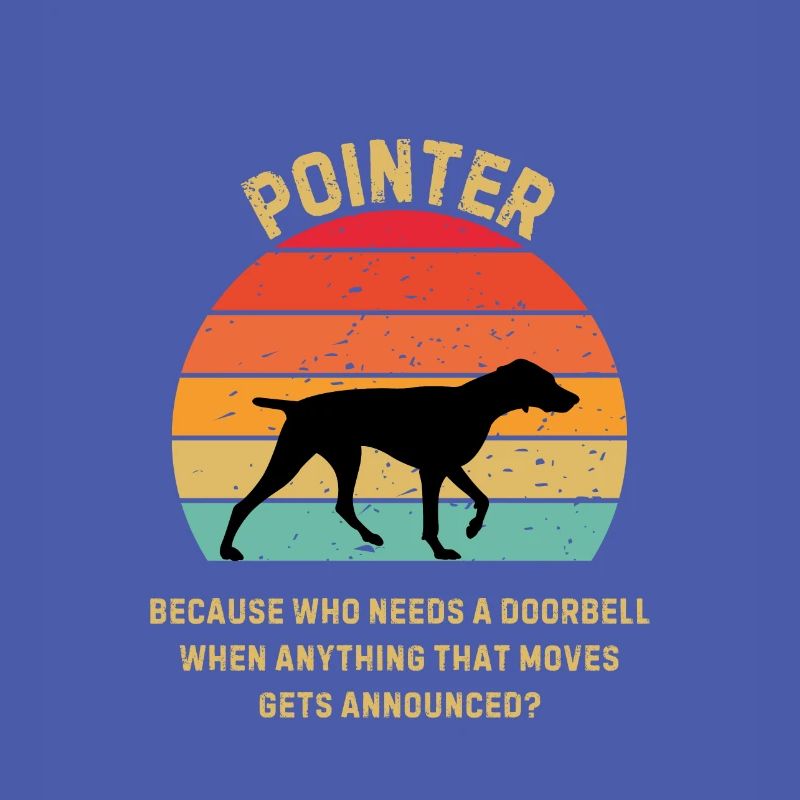 Pointer Retro Sunset