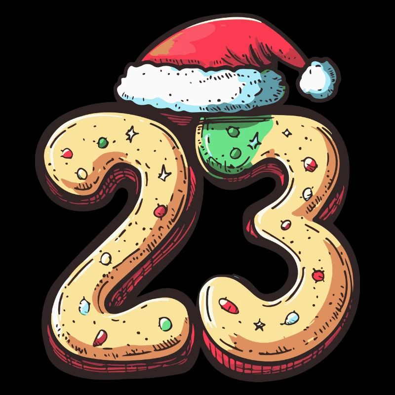 Biscuit de Noël à 23 chiffres