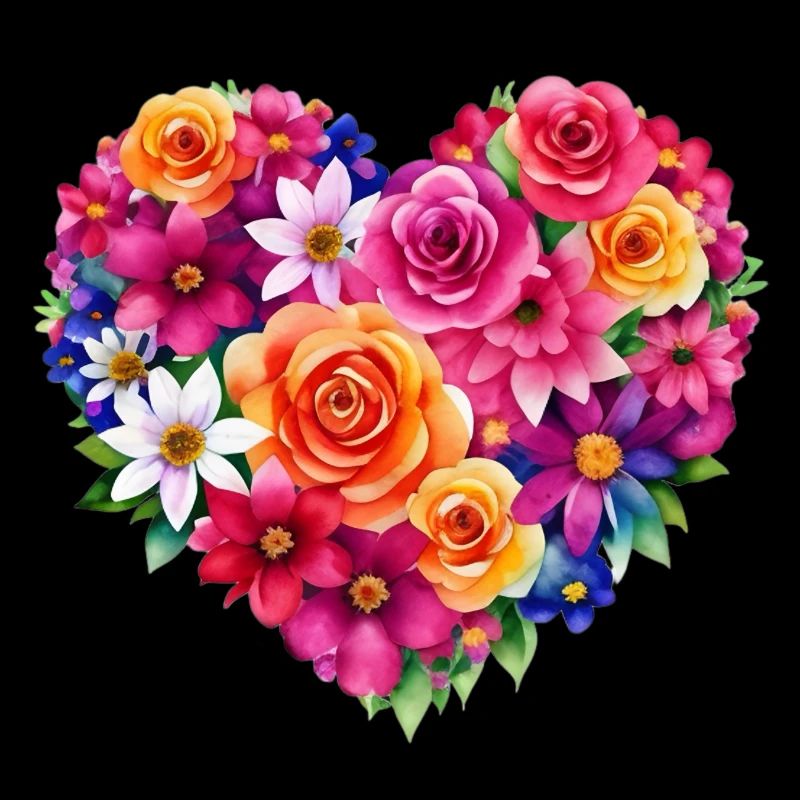 Blumen - ein Herz voller