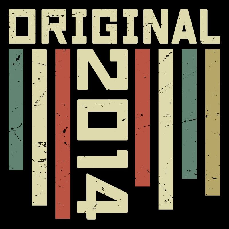 2014 Retro Geschenk 2014 10 Jahre Jubiläum Geschenk