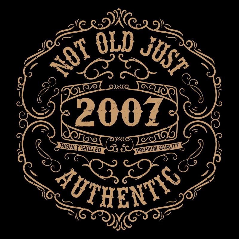 2007 Classic 2007 Retro Geburtstagsgeschenk 2007