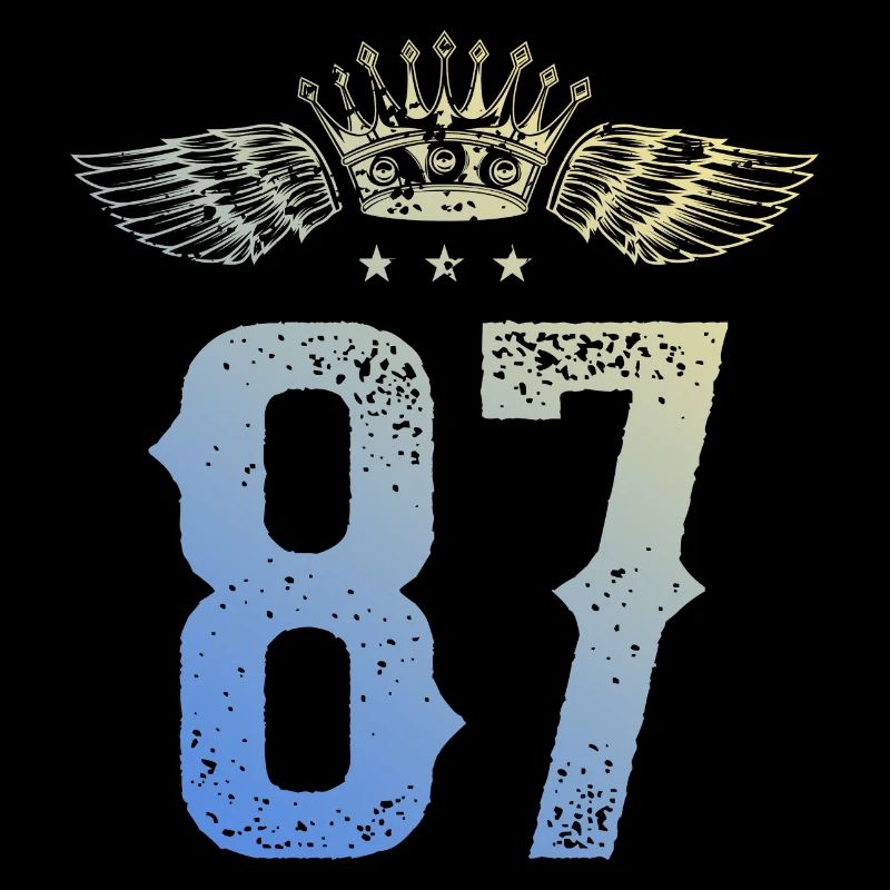 87 Number crown