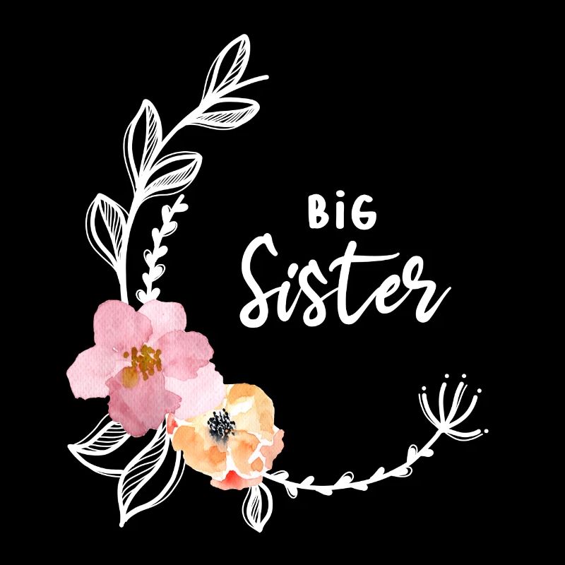Blumenranke Spruch Große Schwester