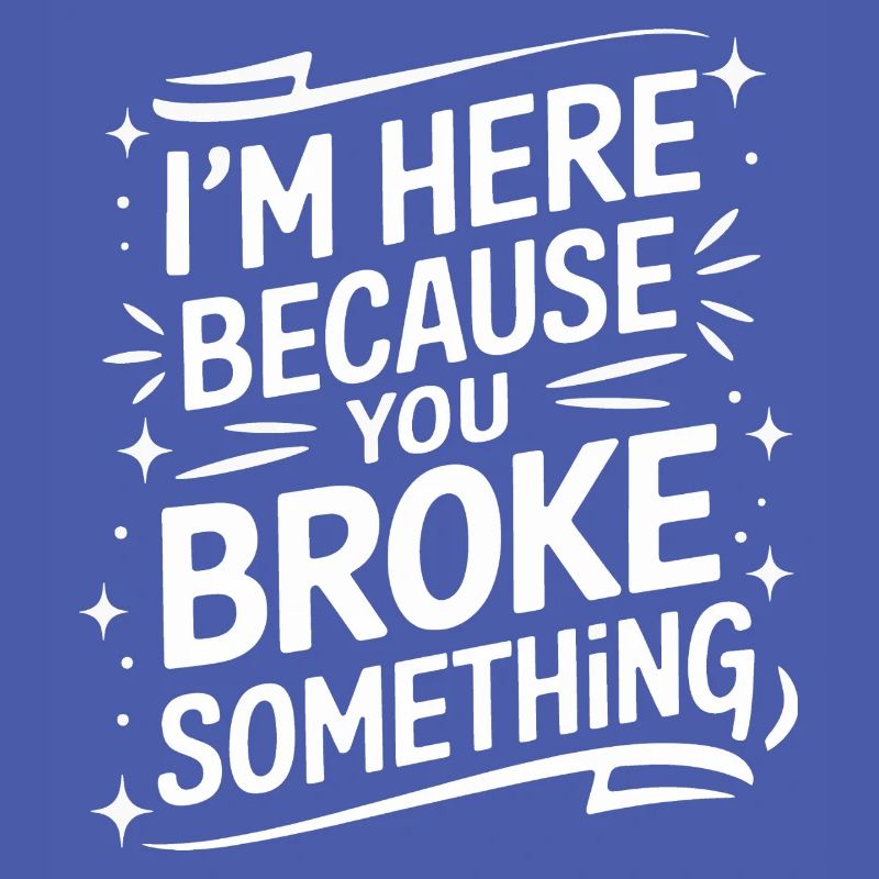 Technischer Support Computerfreak Nerd