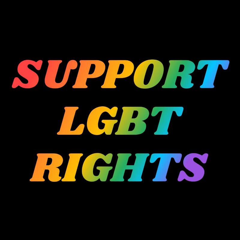 Support LGBT Rights Rainbow
