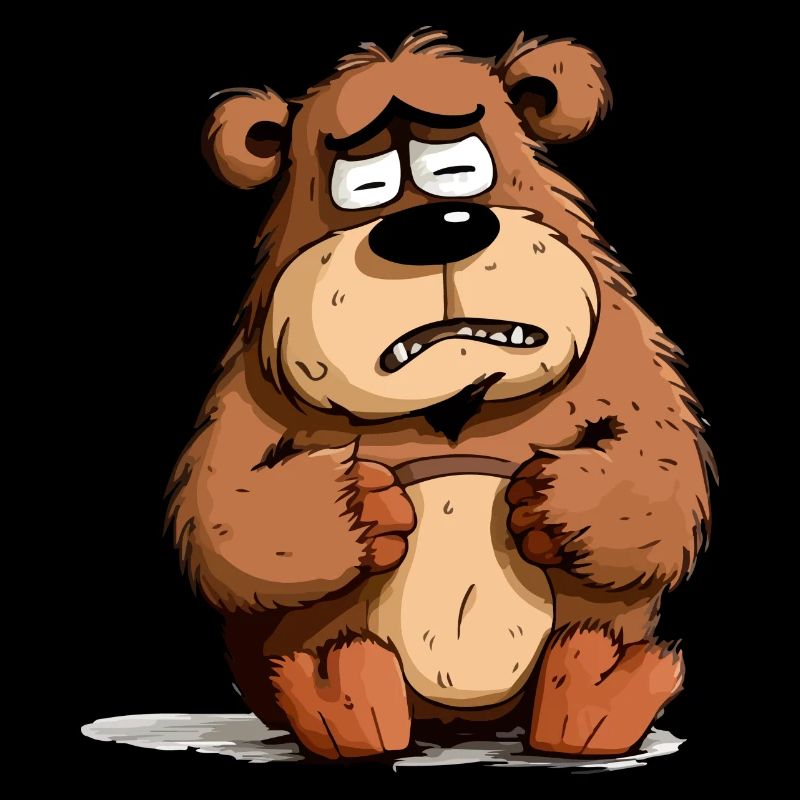Jacky the grumpy bear