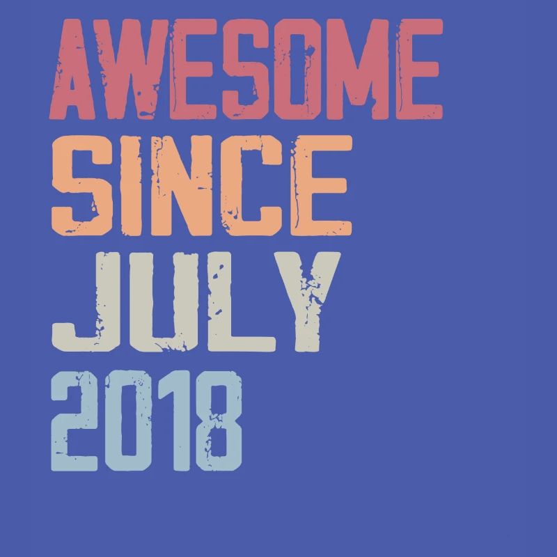 Juli 2018 Geburtstagsgeschenk Juli 2018