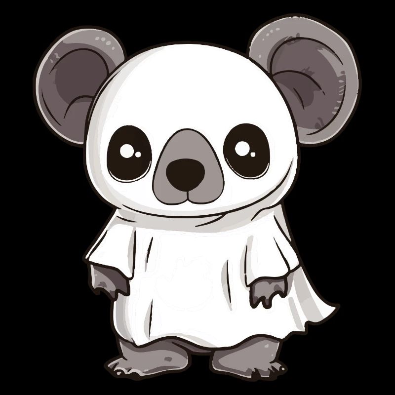 Koala Halloween Comic Geist