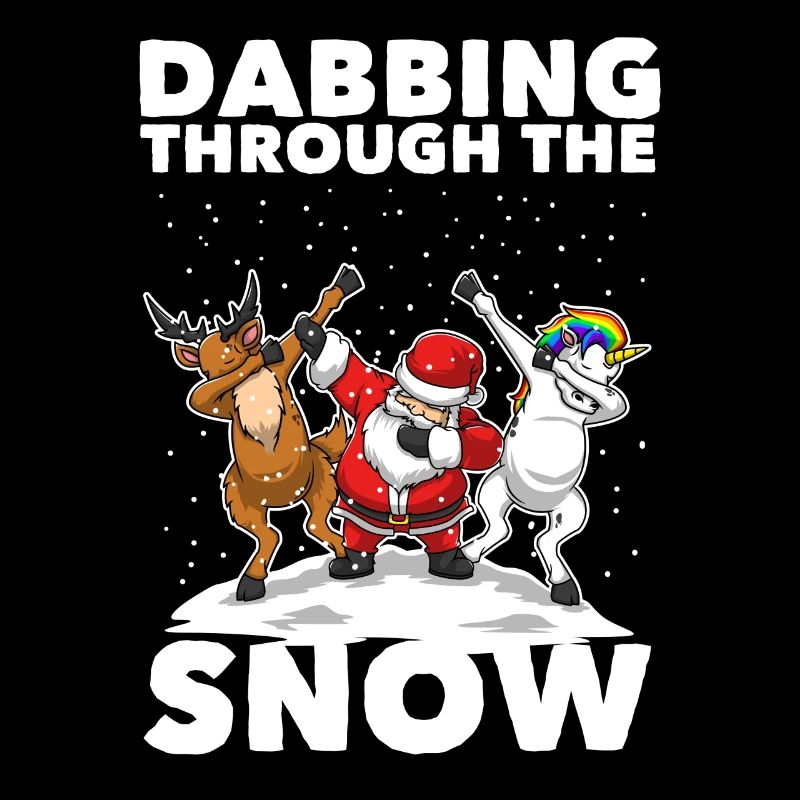 Dabbing Santa Dabbing Einhorn Weihnachten Geschenk