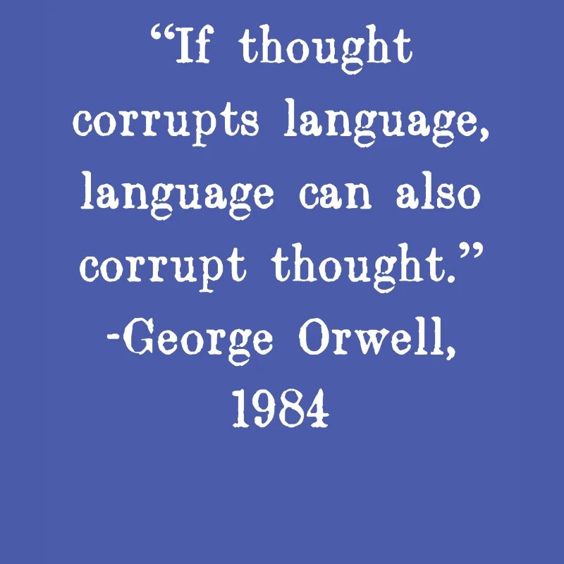 If thought corrupts language, language can also