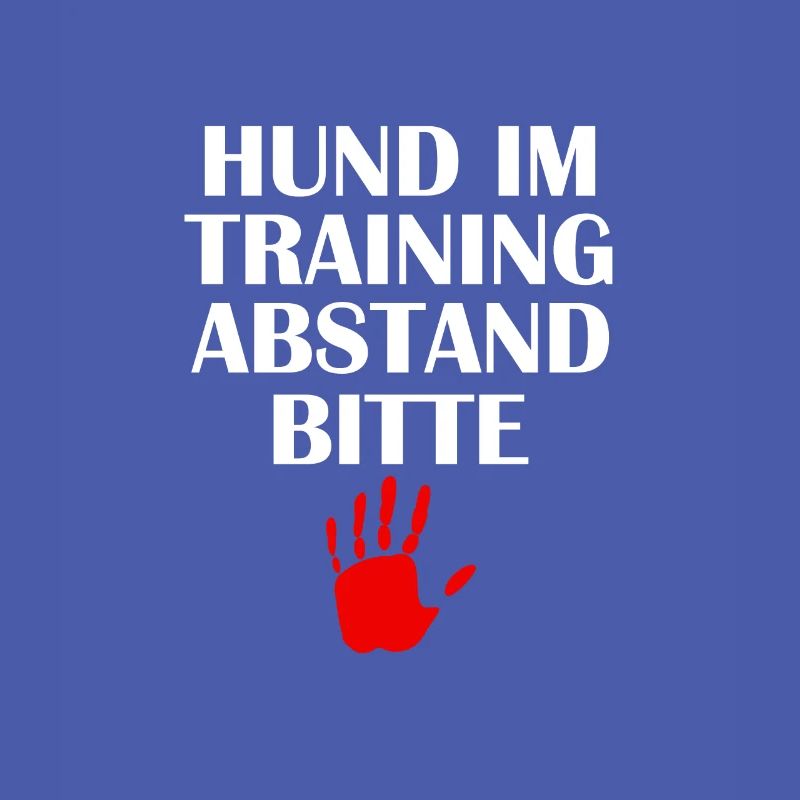 HUND IM TRAINING ABSTAND BITTE