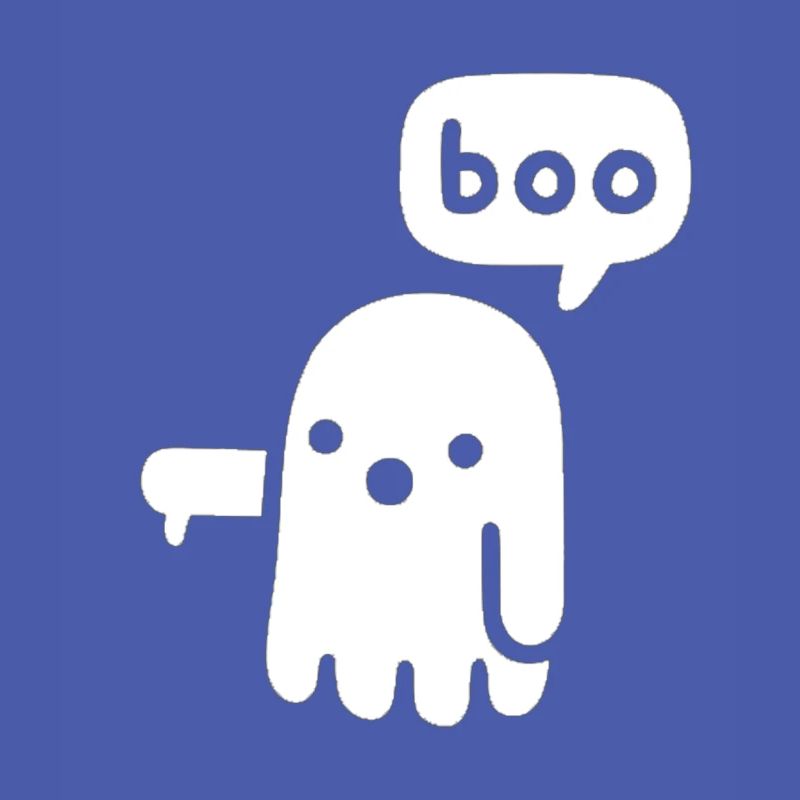 boo funny ghost for hallween