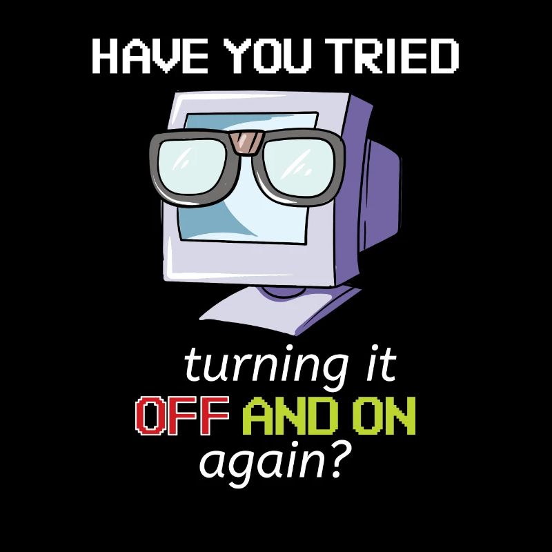 Computer Support Off And On Admin Cadeau