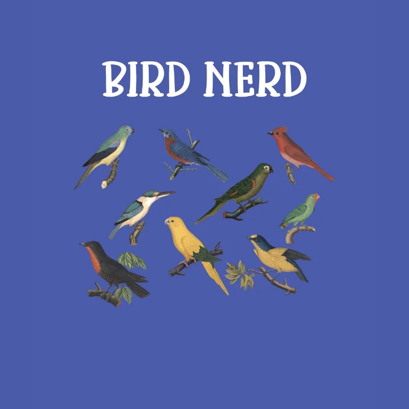 Vogel Nerd Vogelarten Artwork