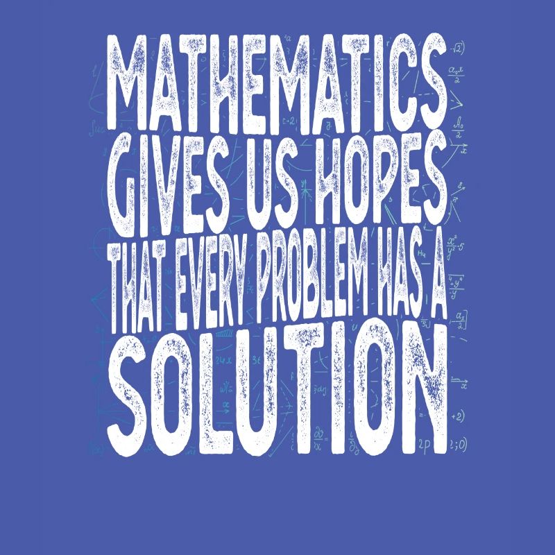 Mathematics Give Us Hope Cute Funny Math Lover Pun