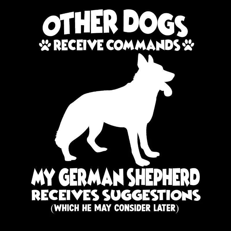 Lustiger Deutscher Schäferhund Hundetraining Hunde
