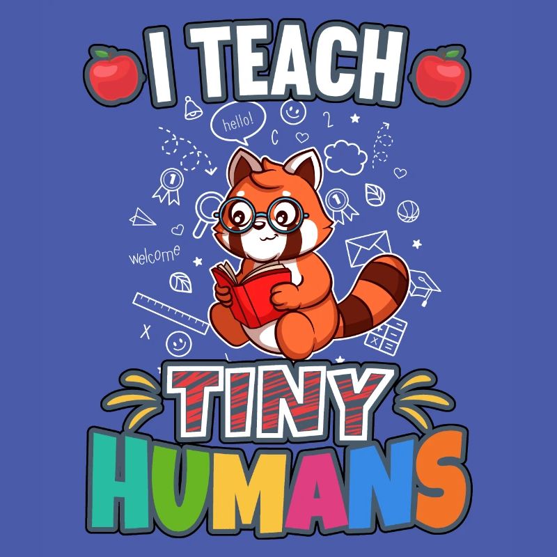 I Teach Tiny Humans Elementary School Teacher