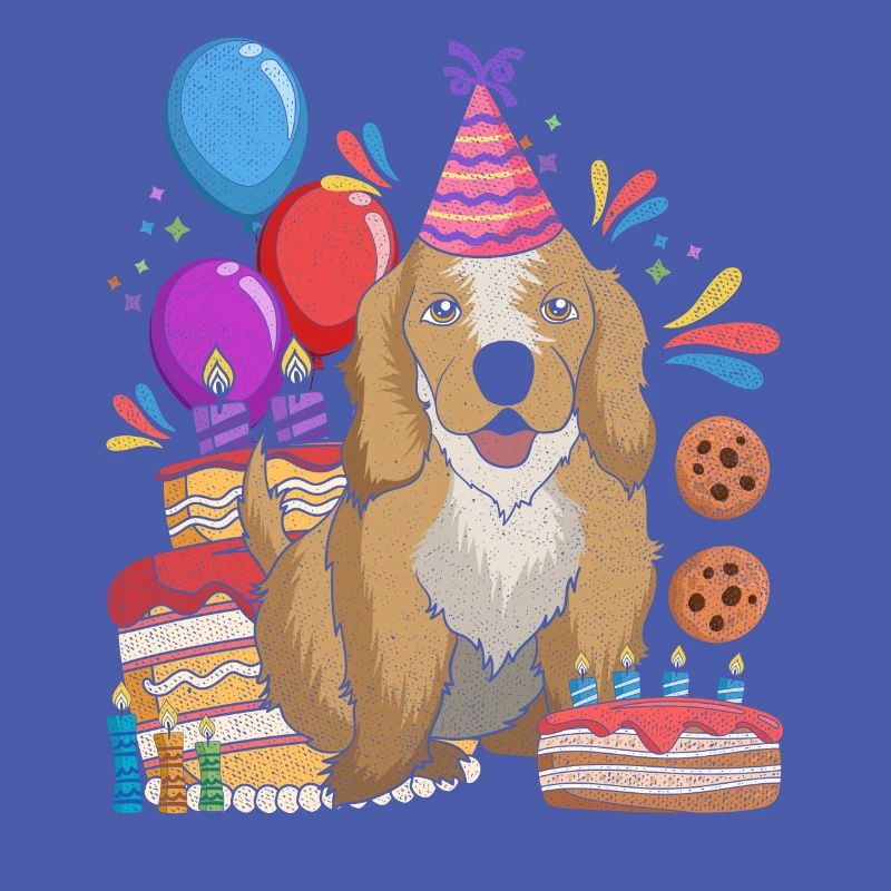 Hunde Geburtstag Geschenkidee Cocker Spaniel