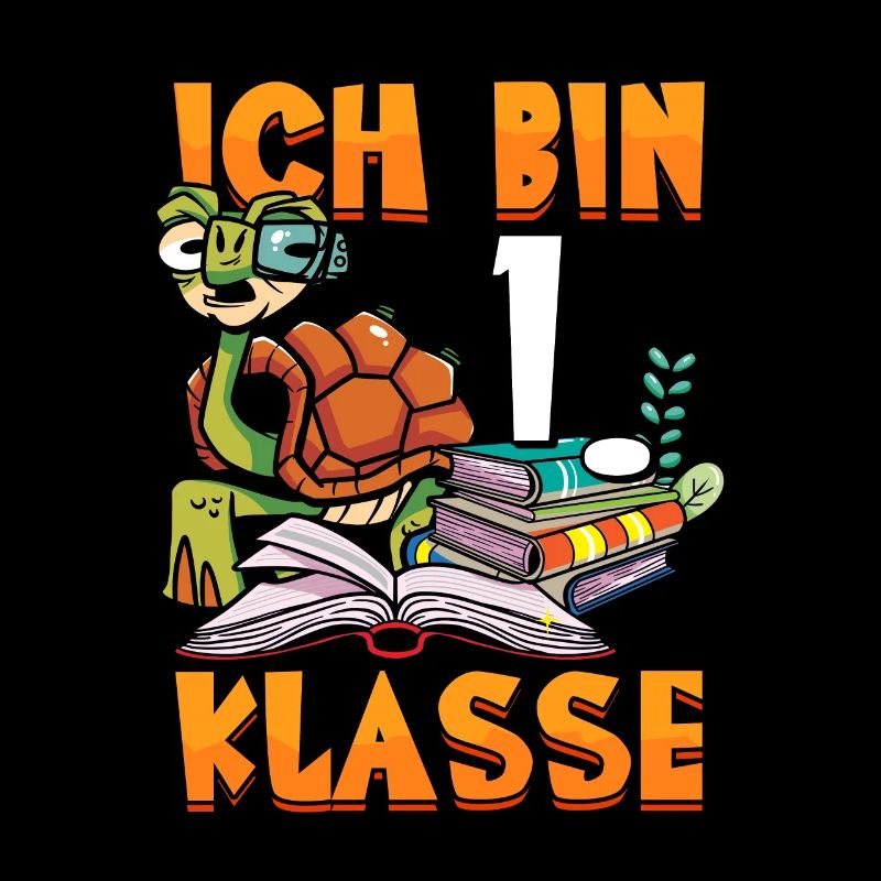 Ich bin 1. Klasse Schulkind Einschulung