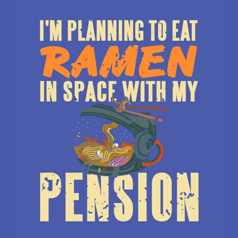 Planifier de manger des ramen dans l’espace avec ma pension