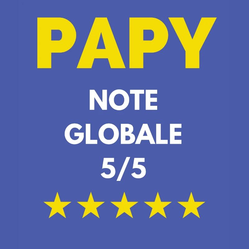 PAPY NOTE 5 sur 5 ÉTOILES