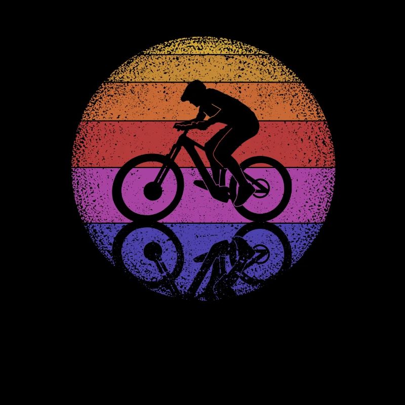 Réflexion VTT VTT Fun Cyclisme Équitation