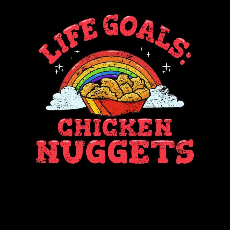 Objectifs de vie: Nuggets de poulet Funny Nugget Lover Nug