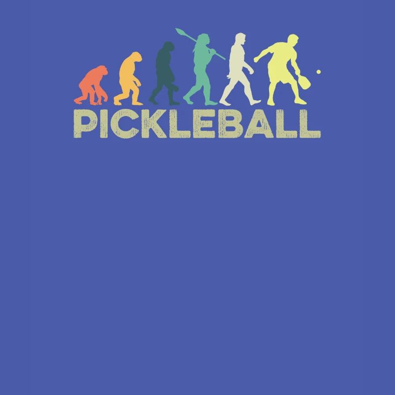 Drôle d’évolution Paddle Pickleball Player Dink Fun