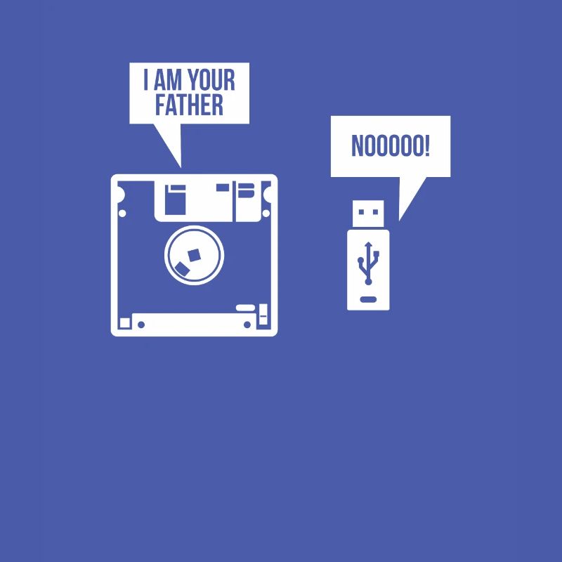 USB-Diskette Ich bin dein Vater Computer Nerd