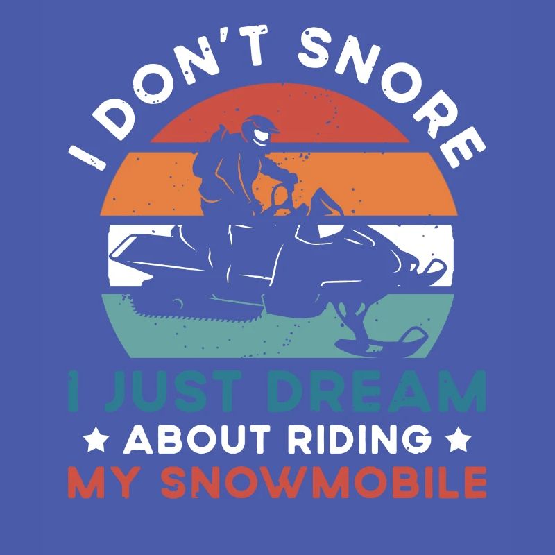 Snowmobile driver saying