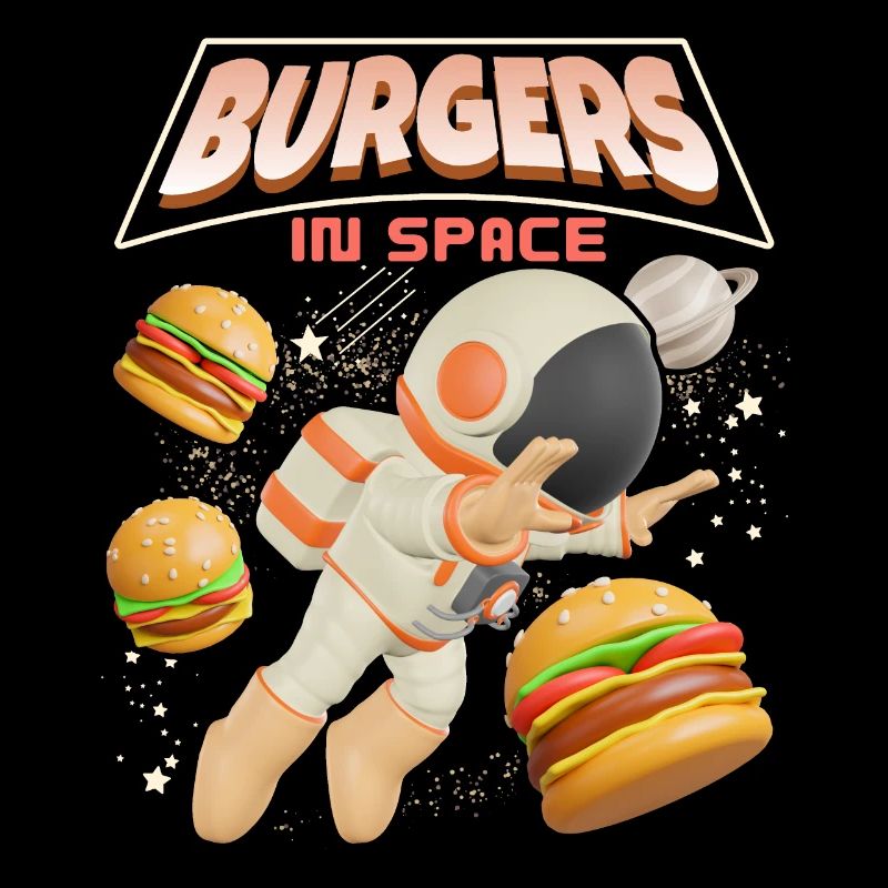 Hamburger lustiger Spruch Burger-Hamburger