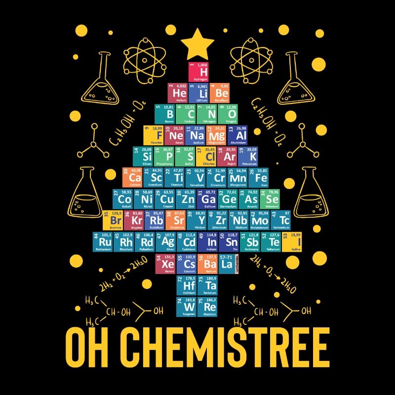 Oh Chemistree Science Arbre de Noël Chimie