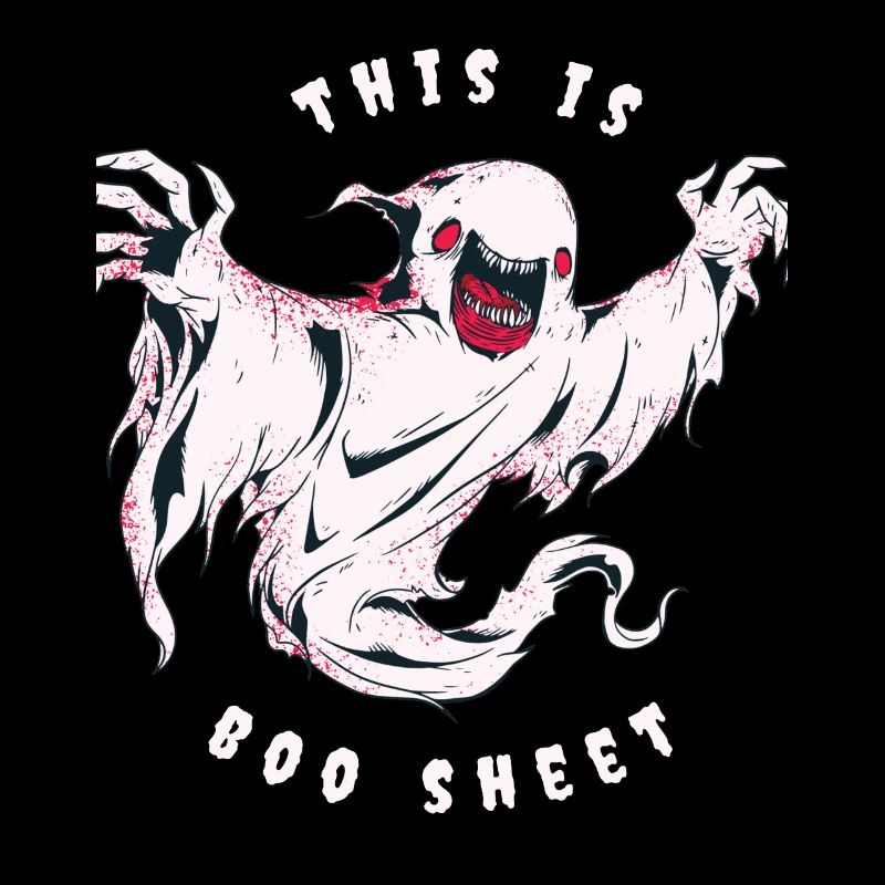 This Is Boo Sheet Halloween Ghost