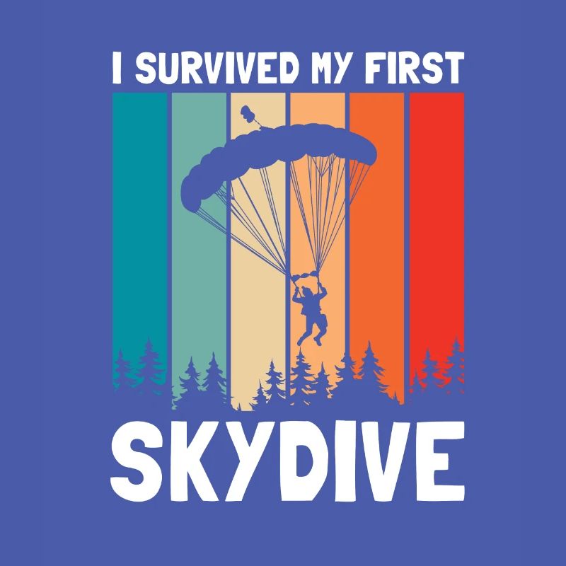 I Survived My First SKYDIVE Cool Retro Skydiving