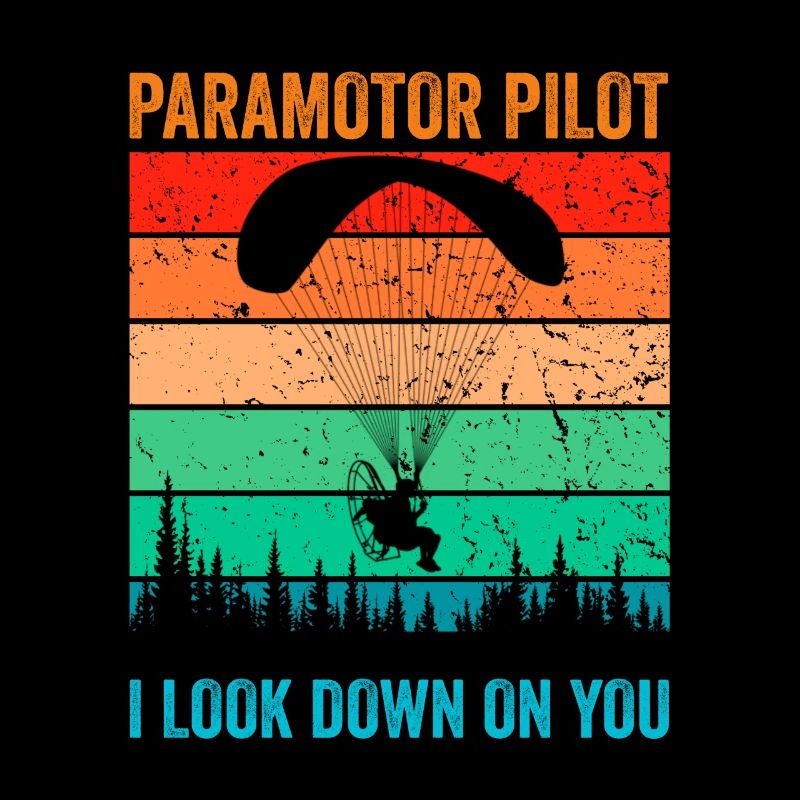 Paramotor I Look Down on you Vintage Paramotor
