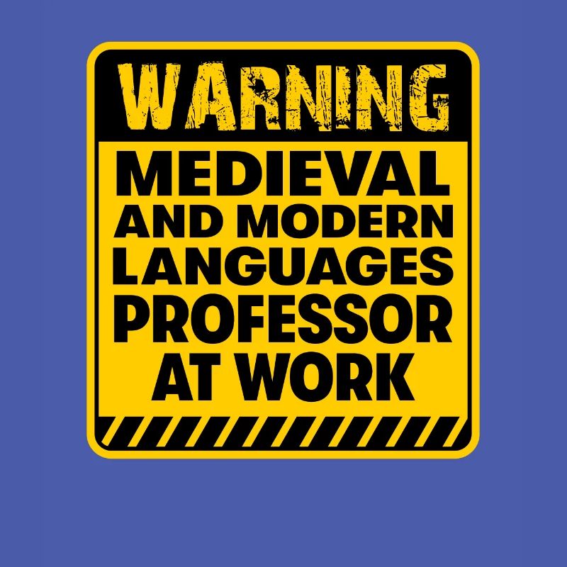 Medieval Language Professor at work