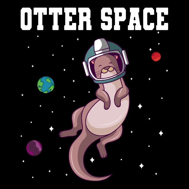 Otter Space Solar System Planet Astronaut