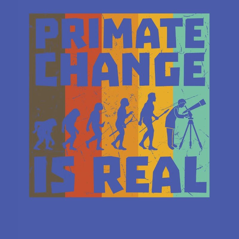 Primate Change Is Real Evolution Joke