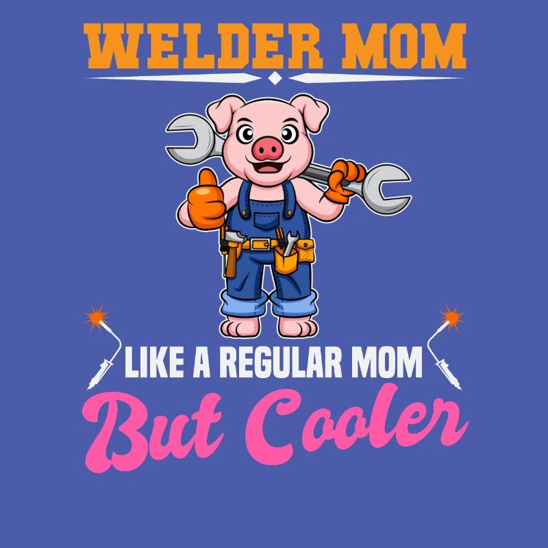 Maman soudeuse comme une maman régulière mais plus cool