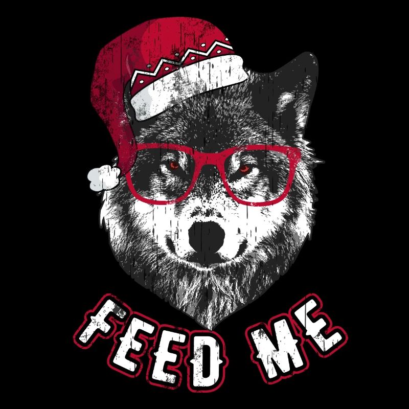 Feed Me – Grumpy Christmas Wolf