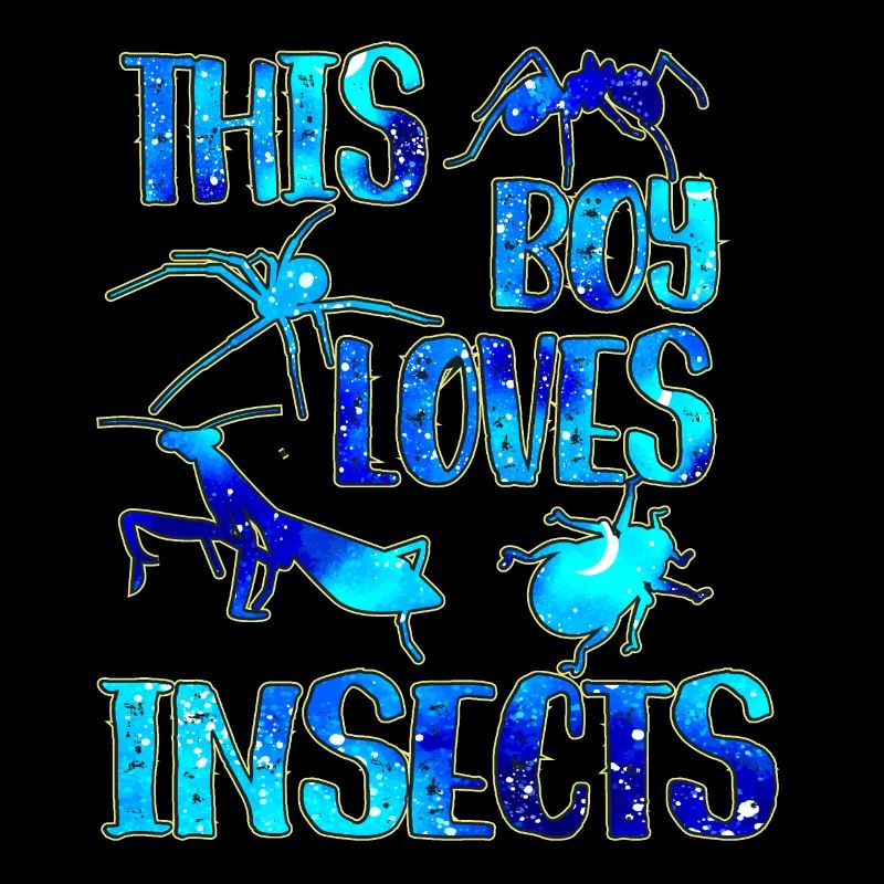 This boy loves insects