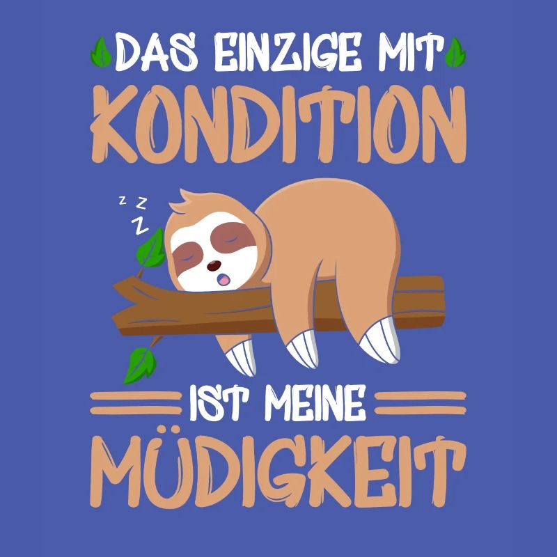 Faultier Müdigkeit Spruch Sloth Pyjama Nachthemd