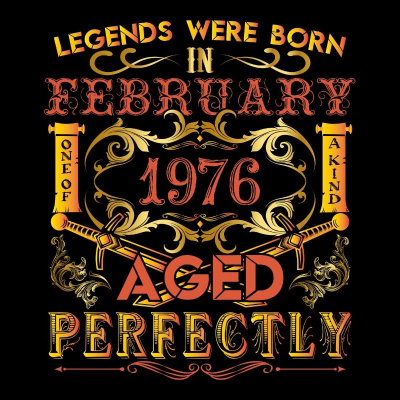 February 1976 - birthday 1976 legends were born.