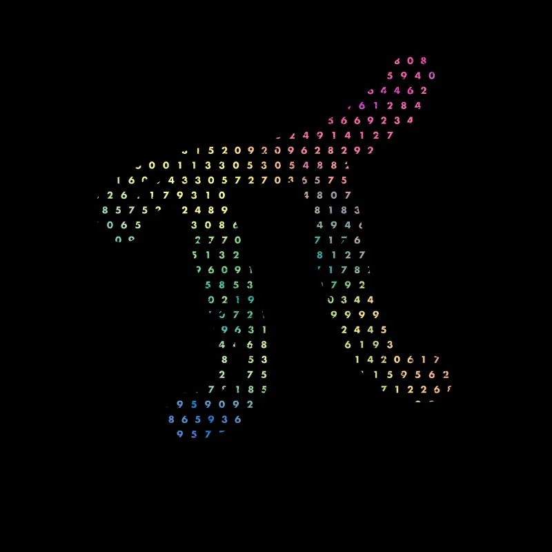Chiffres de Pi dans les numéros de code source Pi Jour 3.14159