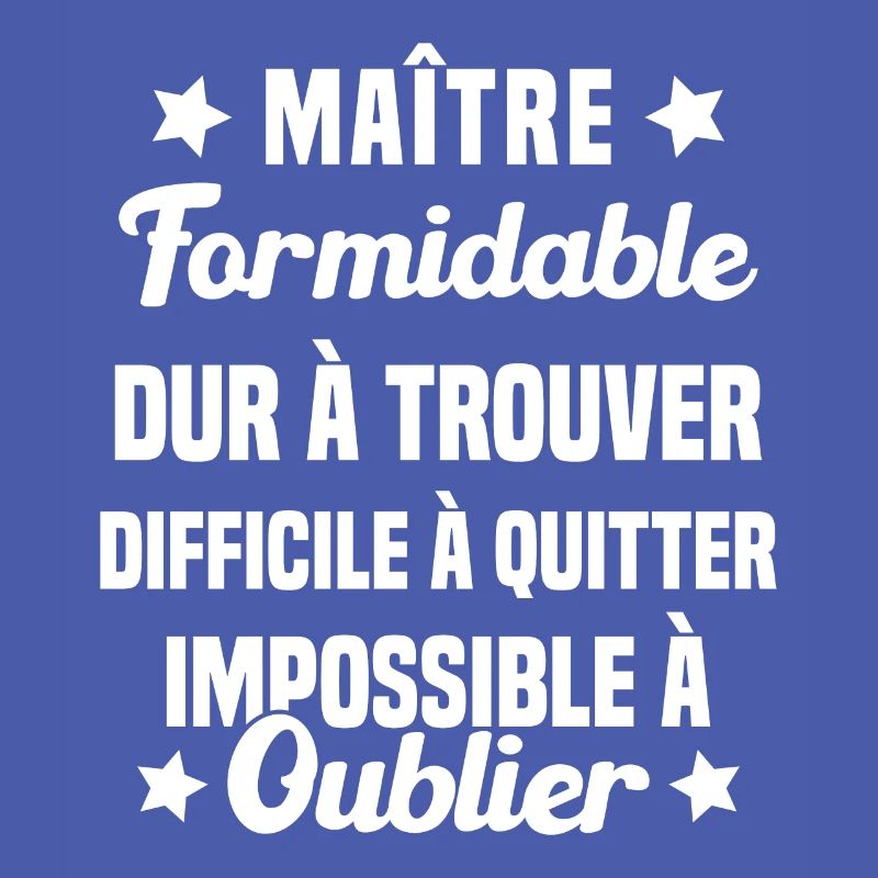 Maître Formidable Idée Cadeau Maître D'école
