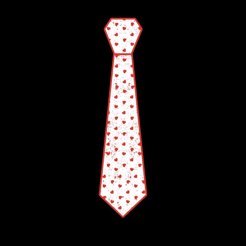 Valentine's Day Tie Heart Pattern Love Matching