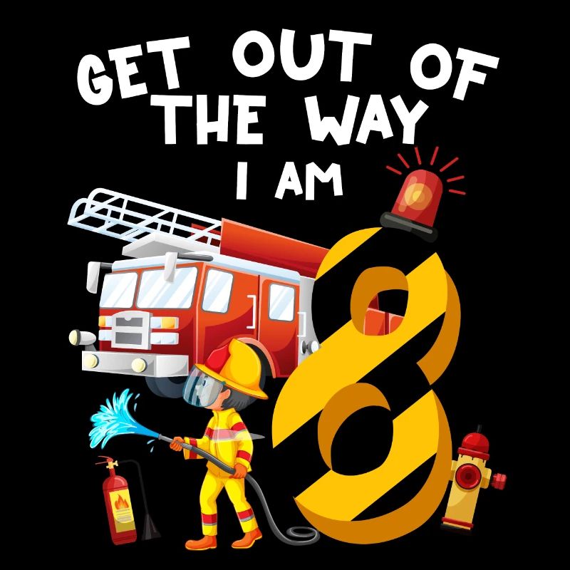 Fire engine firefighting I am 8 years old