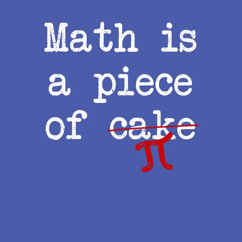 Math est un morceau de gâteau Pi Day drôle 3.14 Math